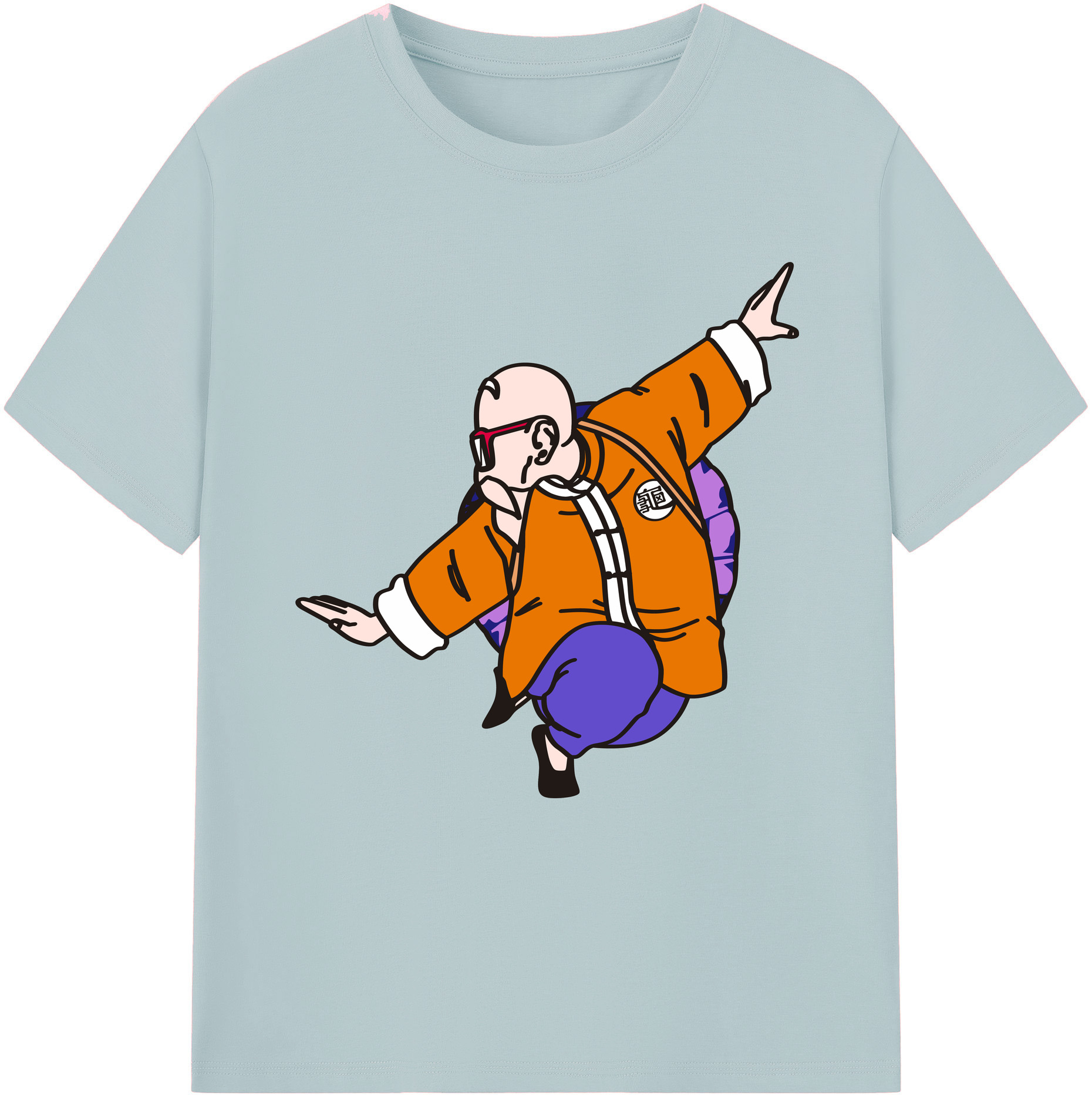 （画像用） ドラゴンボール 亀仙人（かめせんにん） DRAGON BALL Master Roshi Kame Sennin 綿100％半袖Tシャツ（フロントプリント）